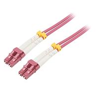 95937 Cable de conexión de fibra óptica OM4 LC/UPC, ambos lados 5m 50/125um L...