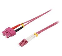 95942 Cable de conexión de fibra óptica OM4 LC/UPC, SC/UPC 0,5m 50/125um LSZH...