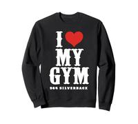 96.4% Silverback Ropa de Gimnasio, Culturismo, Strongman, Amor Sudadera