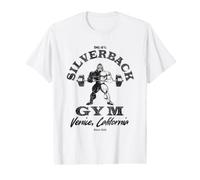 96.4% Silverback Ropa de Gimnasio Venice Beach California Retro Camiseta gráfica económica