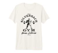 96.4% Silverback Ropa de Gimnasio Venice Beach California Retro Camiseta Premium