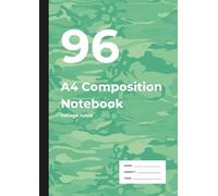 96 A4 Composition Notebook: A4 Notebook for School, Work & Ideas | College Ruled | 96 Pages of 7.1mm Lines | ERDL Camouflage Cover Design | Perfect ... & Homework | For Writers, Dreamers, and Doers