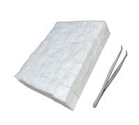 96 esponjas para chimenea de mesa, núcleos de algodón, pequeñas mechas de lana de cerámica para chimeneas de interior y exterior, fáciles de usar, con aislamiento de fibra de cerámica, esponjas de