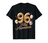 96 Feliz Cumpleaños Portugal Feliz Cumpleaños Portugués Camiseta