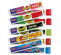 96 Flashes Fiesta Surtido Cia&Co · Polos Flash para Congelar · Sabores Fiesta Piruleta Cereza, Kojak Fresa, Kojak Sandía, Energy y Lolipop · Ice Pops Sin Gluten (96 x 65 ml)