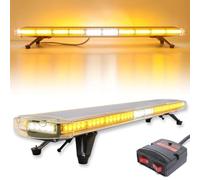 96 LED Foco Redondo DC 12/24 V Interruptor de Control Flash lámpara de Tornillo ámbar lámpara de Advertencia Intermitente de Emergencia para camión Techo Superior