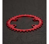 96 - Plato de bicicleta de montaña para M7000 M8000 M9000 y M9000, aleación de aluminio mecanizado CNC, opciones compatibles de 4 mm de grosor (rojo-32T)