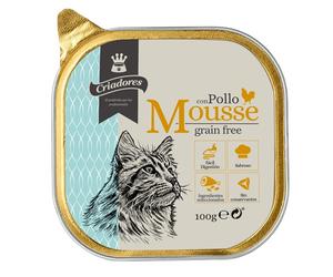 96 tarrinas x 100 g Criadores Grain Free Mousse de Pollo tarrina para gatos ¡Pack ahorro!