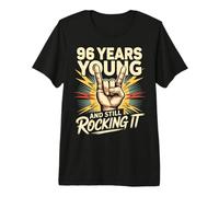 96 Years and Still Rocking 96 años cumpleaños de 96 años Camiseta Premium