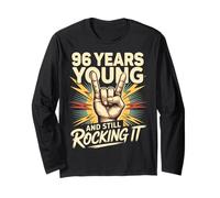 96 Years and Still Rocking 96 años cumpleaños de 96 años Manga Larga