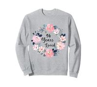 96 Years Loved 96th Birthday Floral 96 Year Old Men Women Sudadera
