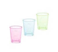 960 de vasos de chupito, PS 4 cl de diámetro 4,2 cm, 5,2 cm varios coloures 84245 Papstar desechable con diseño de juego de vasos de licor Plastikpinneken