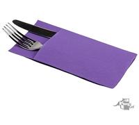 960 pzs Servilletas Canguro Papel 2 Capas 40x40 - Servilletas Desechables para Bar Restaurante - Servilletas Elegantes de Papel Reciclado Ideal para Fiestas y Eventos - 100% Celulosa (Violeta)