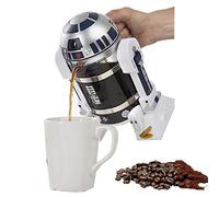 960ml/ 32.5oz Botella De Café De Prensa Francesa PortáTil, MáQuina De Café De Prensa Francesa De Viaje En Forma De Robot, MáQuina De Cafetera De Café ExpréS con Sacador De Mano