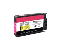 963 963XL 965 965XL 962 962XL 964 964XL Cartucho de Tinta, Compatible con Impresora HP OfficeJet Pro 9010 9012 9015 9020 9022 9025 9029(1 Magenta)