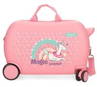 Enso Magic summer Maleta Infantil Rosa 45x31x20 cms Rígida ABS 27,9L 1,8 kgs 2 Ruedas equipaje mano