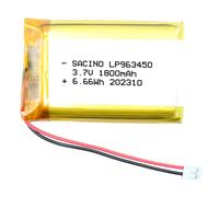 963450 3.7V 1800 mAh, PCM, JST PH2.0-2P