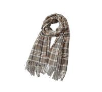 (967) Bufanda suave de cuadros escoceses de invierno cálido, chal clásico de cachemir