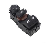 96751127ZD Interruptor de ventana eléctrica para 208 2015-2022/2008 2013-2022/3008 5008 2018 - Botón de control de elevación de vidrio ABS negro, reemplazo del interruptor maestro de ventana eléctrica