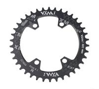 96BCD - Plato para M7000 M8000 M9000 hecho de aleación de aluminio 7075 con opciones de recuento de dientes 32T 34T 36T 38T (negro-38T)