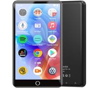 96GB MP3 Player con Bluetooth WiFi, Reproductor MP4 con Pantalla Táctil de 4.02 y Altavoz, Android Reproductor MP3 Music Players con Spotify Kids, Audible, Amazon Music, Play Store, Externo hasta 1TB