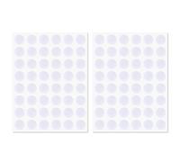96uds Almohadillas Fieltro para Puertas Gabinete, 1,3cm Redondas Amortiguadores Silenciosos Muebles Autoadhesivos Herramientas de Fieltro para Muebles Cocina Suelo Cajones Mesa Silla (Blanco)