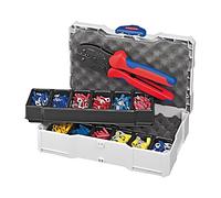 97 90 21 Set: para engarzar conectores, extremos maletín KNIPEX