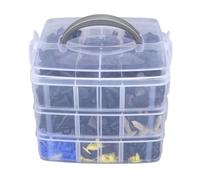 970PCS Car Bumper Clips Kit With Remover Tools Lasting Durability Ensured Convenient Portability Wide Application Easy Installation For Automotives Of Various Consisting Of