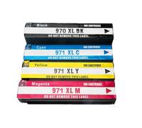 970XL 971XL Cartuchos de Tinta Compatible con 970 XL 971 XL para OfficeJet Pro X476DW X451DW X576DW X551DW(1SET XL)