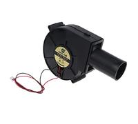 9733 Ventilador eléctrico para barbacoa al aire libre para pícnic, camping, barbacoa, parrilla con conducto de aire, rodamiento de bolas, ventilador sin escobillas, refrigeración