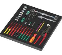 9753 Depósito de espuma Kraftform Kompakt Mantenimiento Set 1, 45 piezas