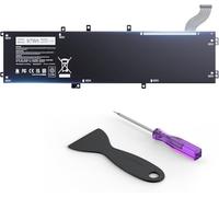97WH 6GTPY - Batería para Dell XPS 15 9550 9560 9570 7590 Precision 5510 5520 5530 5540 Vostro 7500 7590 (repuesto para 4GVGH GPM03 M2X4 5XJ28 05X28 05X10) J28 J 28 5. D91C 1P6KD P56F P56F001 P56F002