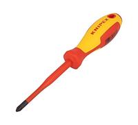 98 25 02 SL Destornillador aislado Pozidriv® PZ2 L.Cuchillas: 100mm 1kVAC KNIPEX