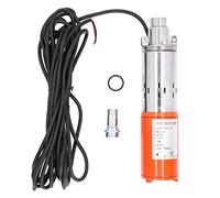 98.4ft High Lift 12/S1.5-30 Bomba De Pozo Solar, 12V 300W Bomba De Pozo Sumergible Solar DC, Bomba Sumergible Solar De Acero Inoxidable Bomba De Tornillo DC Para Jardín De Riego Agrícola