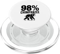 98% Chimpancé Divertido Amante de Primates para Amantes de los Animales PopSockets PopGrip para MagSafe