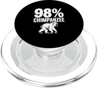 98% Chimpancé Divertido Amante de Primates para Amantes de los Animales PopSockets PopGrip para MagSafe