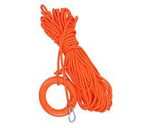 98 Cuerda flotante de agua de 4 pies para salvar vidas, cuerda profesional de rescate con mosquetón y anillo de mano para natación, barco, pesca, capacidad 2000 N