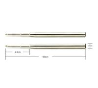 98 mm 3. 88 Pulgadas de Recarga de Tinta de bolín de 88 Pulgadas Compatible con PN 116190 124493 P164 bolígrafos 1. Punta de 0 mm(6pcs Black 6pcs Blue)