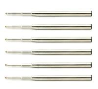 98 mm 3. 88 Pulgadas de Recarga de Tinta de bolín de 88 Pulgadas Compatible con PN 116190 124493 P164 bolígrafos 1. Punta de 0 mm(12pcs Black)
