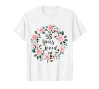 98 Years Loved Men Women 98 Years Old Cool 98th Birthday Camiseta