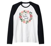 98 Years Loved Women Men 98 Years Old 98th Birthday Camiseta Manga Raglan