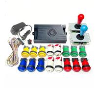 9800 en 1 Pandora Saga DX versión especial Arcade Board Kit de bricolaje hasta 4 jugadores, compatible con juegos 3D, botones de joystick, cable de arnés (multicolor)