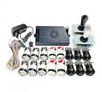 9800 en 1 Pandora Saga DX versión especial Arcade Board Kit de bricolaje hasta 4 jugadores, compatible con juegos 3D, botones de joystick, cable de arnés (negro y blanco)