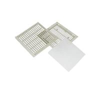 9803-300 Panel de filtro de ventilación for gabinete de 120 mm, que incluye cubierta de contraventanas, rejilla a prueba de polvo y persianas for escape sin ventilador