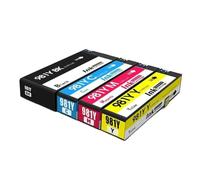 981Y 981 Cartucho de tinta compatible con color Compatible con suministros de impresora PageWide MFP 556xh Dn MFP 586dn F Z MFP E58650dn MFP E55650 Impresora para número de pieza 981Y 981(1 SET 4pcs)