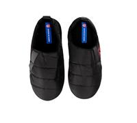 98236 Zapatillas de Estar por casa del Atletico de Madricon Diseno Clasico con el Escudo Oficial del Club, Fabricadas en Espana. Suela Antideslizante, Aptas para Lavadora. Negro Talla 47
