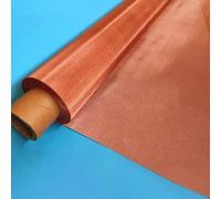 99,9% Cobre Malla Pantalla Puro Cobre Malla Tejido Alambre Malla Pantalla Densa Filtro Para Jardinería Fisura Agujero Relleno Respiraderos Pantalla Ventana Estera(Size:1X7M(3X23FT),Color:200 mesh)