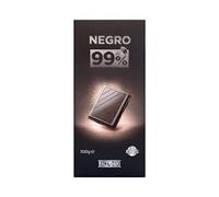 99% cacao negro Hacendado Tableta 100 g Pack 2