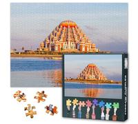99 Cúpula Mezquita para Adultos Puzzle 1000 Bloques, Nuevos Monumentos Históricos en la Ciudad de Wang Garza, Puzzle para Adultos, Juegos de Puzzle o Juguetes para Amigos Mayores, 50 x 70 cm