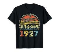99 Edición Limitada 1927 Único 99 de Abril Cumpleaños Camiseta